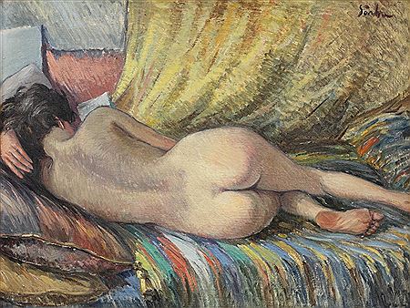 Nud cu spatele by Gheorghe Sarbu - Auction record, sale price, and art valuation. Compare with similar artists and explore comparable artworks.