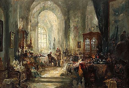 Sample artwork by Antal Anton Peczely (1891 - 1963), known for figure, genre, landscape painting - View similar artists and auction records