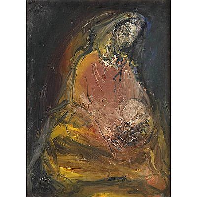 Motherhood [1973] by Friedrich Ritter von Boor Bomches - Auction record, sale price, and art valuation. Compare with similar artists and explore comparable artworks.