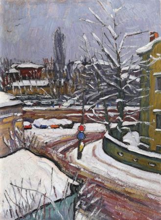 Winter In Cotroceni