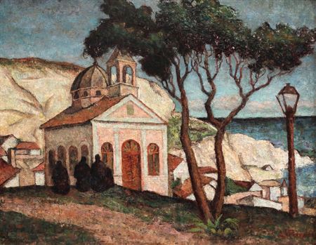 Turkish Women In Balchik (St. George Church) [1927-1928]