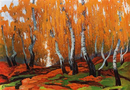 Art Nouveau Landscape