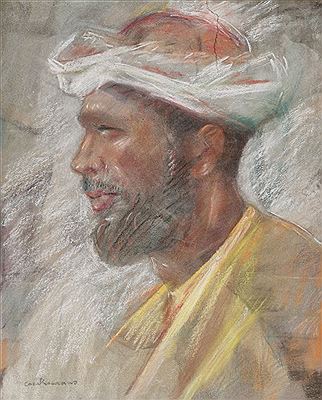 Portret de turc by Coca Romano - Auction record, sale price, and art valuation. Compare with similar artists and explore comparable artworks.