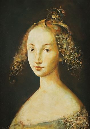 Girl with pearls