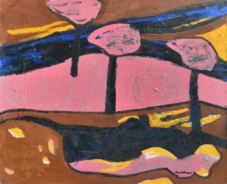 Journée rose à Châteauneuf-du-Faou (Finistère) by Michel Chapuis - Auction record, sale price, and art valuation. Compare with similar artists and explore comparable artworks.