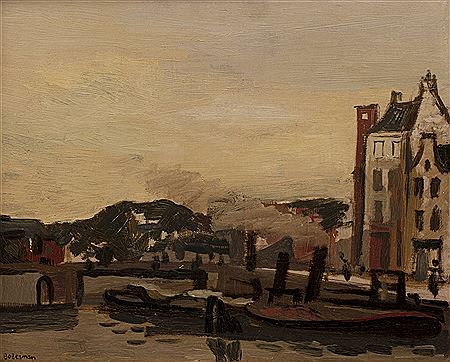 Amsterdam, bord du canal