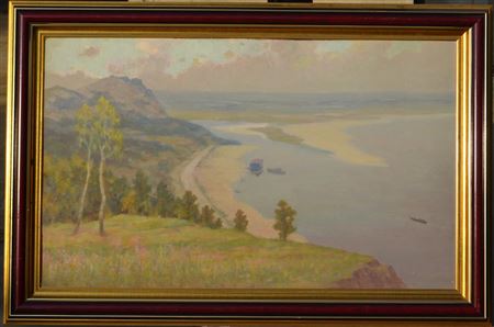 Landscape by Valerian Nesterov - Auction record, sale price, and art valuation. Compare with similar artists and explore comparable artworks.