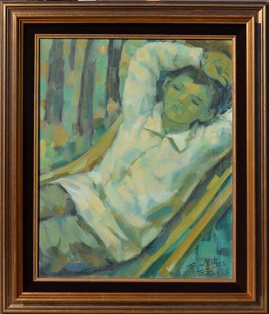 The resting young ma ; Paris