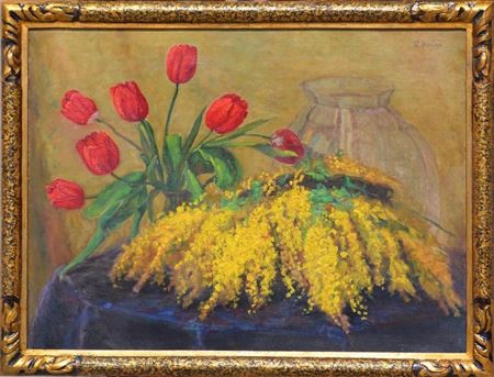 Sample artwork by Boris Issakovitch Egis (1869 - 1946), known for painting and drawing grounded in the odessa school, academic training in st. petersburg, and further study in paris - View similar artists and auction records