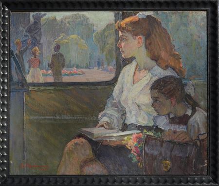 Sample artwork by Grigoriy Andreevich Marinichenko (1928 - 2009), known for painting - View similar artists and auction records