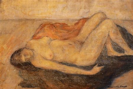 Reclining female nude