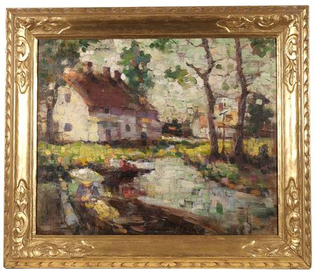 River scene, Brittany