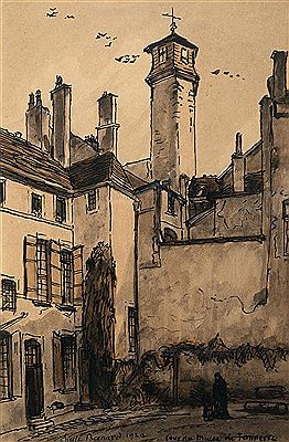 "Cour du Musée du Tonnerre" 1920
