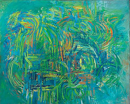 Green Abstract (Monhegan), 1962