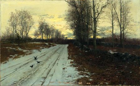 End of Day by William Macy - Auction record, sale price, and art valuation. Compare with similar artists and explore comparable artworks.