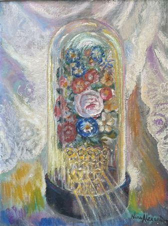 Flowers under glass by Nina Alexandrowicz - Auction record, sale price, and art valuation. Compare with similar artists and explore comparable artworks.