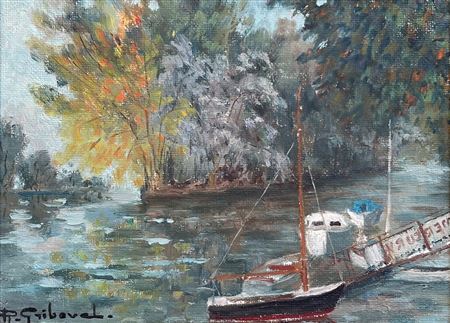 Sample artwork by Roger Griboval (1908 - 2006), known for painting - View similar artists and auction records