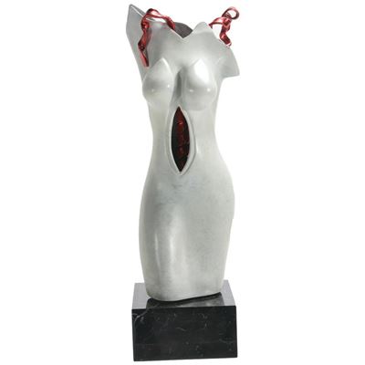Nude Woman with Red Ribbon