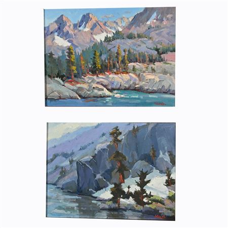 "Afternoon at Pali Glacier, B. Pine Creek," and ''Sierra Lake,''