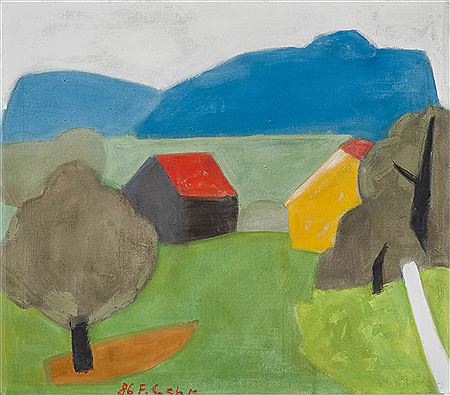 Landscape in the Rhine Valley