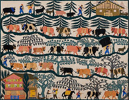 Alpine procession