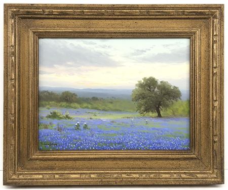 Hill Country Bluebonnets & Texas Live Oak
