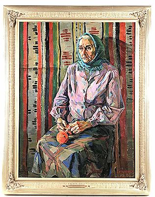 "Old Gutsulka Woman"