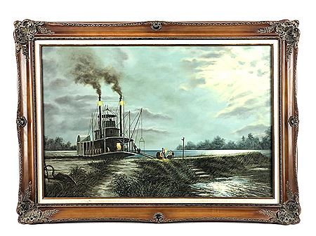 Steamboat Carrying Whiskey