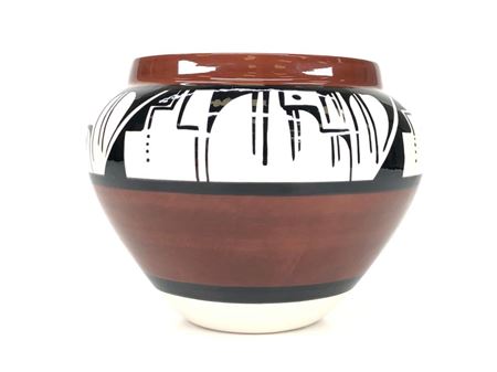 Ute Mountain High Glaze Pottery Vase