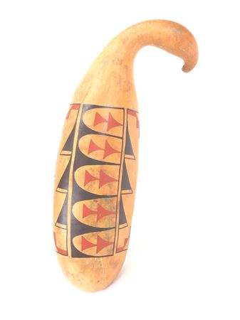 PUEBLO HAND PAINTED GOURD