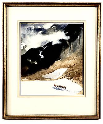 Traveler in the Mountains (Rare Double Sided)