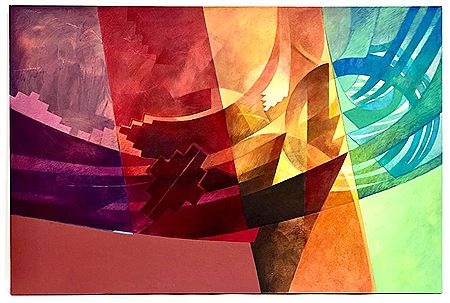 Southwest Abstract by David Johns - Auction record, sale price, and art valuation. Compare with similar artists and explore comparable artworks.