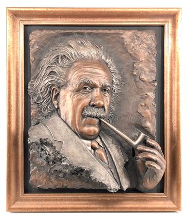 "Thinker" (Albert Einstein) by Richard Merkin - Auction record, sale price, and art valuation. Compare with similar artists and explore comparable artworks.