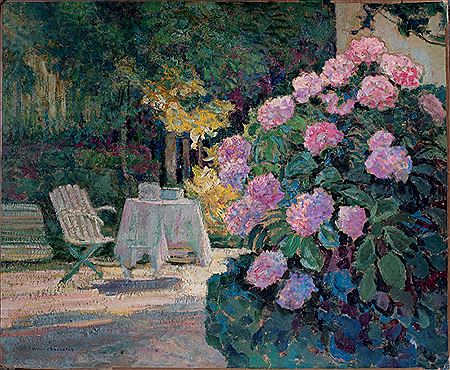 The hydrangea garden