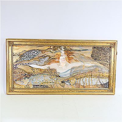 Mermaid and fish
