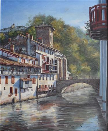 The bridge of Saint Jean Pied de Port