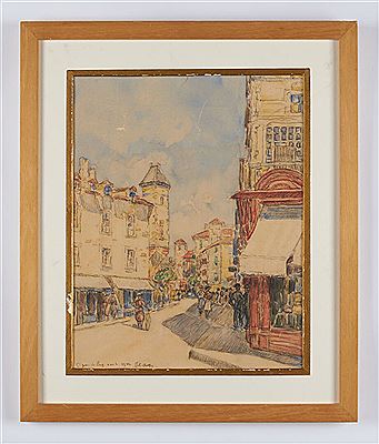 "Rue Gambetta à Saint Jean de luz"