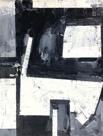 "Black and White Composition, 1954"
