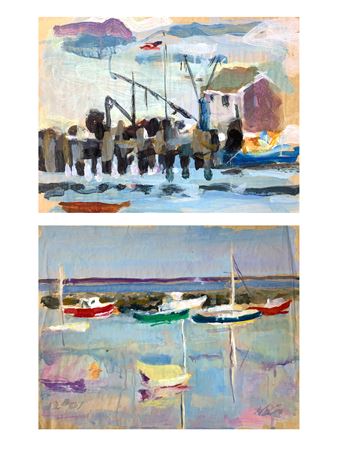 Wharf and Breakwater (lot of 2)