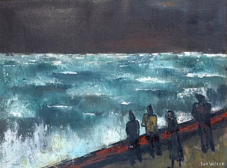 "Watching the Surf, Early to mid 20th c."