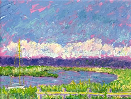 Inlet by Blossom Newman - Auction record, sale price, and art valuation. Compare with similar artists and explore comparable artworks.
