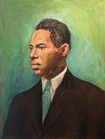 Portrait of Countee Cullen by Bernard Cassell Goss - Auction record, sale price, and art valuation. Compare with similar artists and explore comparable artworks.