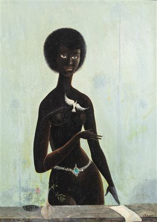 Woman and Bird