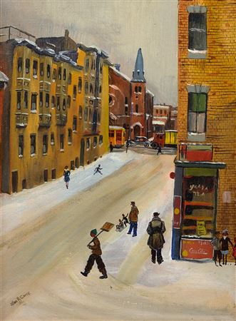 Winter Scene From My Window 1933