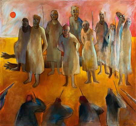 Shot Down By the Bureaucratic Rhetoric 1974 by Ann Graves Tanksley - Auction record, sale price, and art valuation. Compare with similar artists and explore comparable artworks.