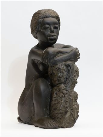 Resting Child 1970 by Selma Hortense Burke - Auction record, sale price, and art valuation. Compare with similar artists and explore comparable artworks.
