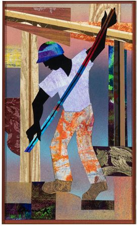 Sample artwork by James Denmark (Born 1936), known for watercolors, collage, woodcuts - View similar artists and auction records