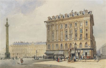 View of Place Vendome, Paris