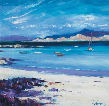 High Summer at the Moorings, Isle of Iona