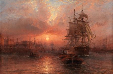 Shipping on the Thames at Shadwell